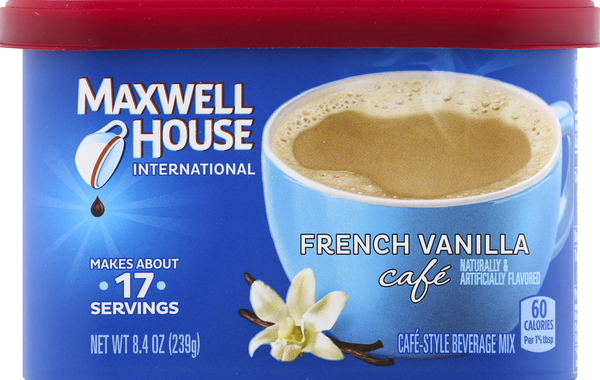 Maxwell House Beverage Mix, French Vanilla, Cafe-Style