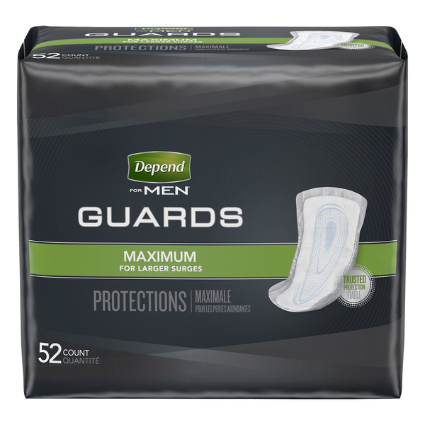 Depend Guards, Maximum, for Men