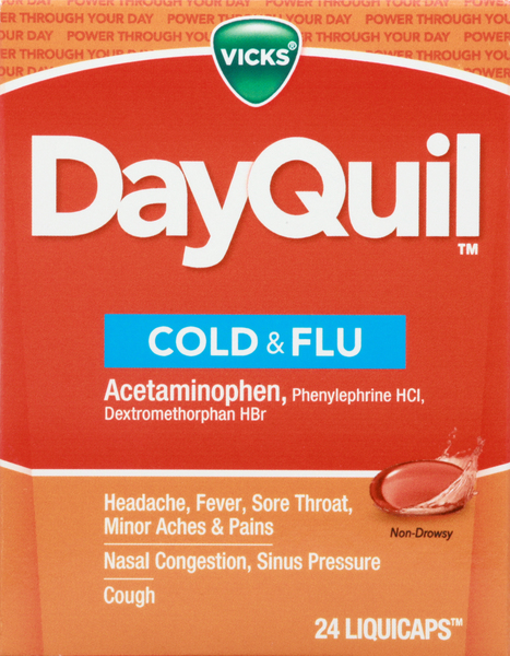 Vicks Cold & Flu, LiquiCaps