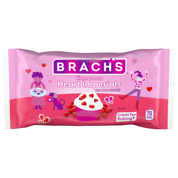 Brach's Hard Candy, Cinnamon, Imperial Hearts