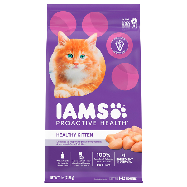 IAMS Kitten Nutrition, Premium, Healthy Kitten, 1-12 Months