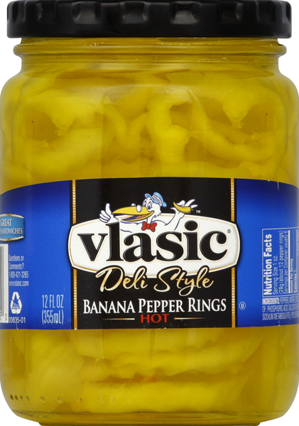 Vlasic Pepper Rings, Banana, Hot