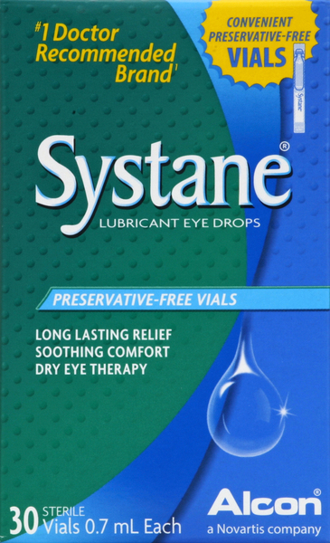 Systane Eye Drops, Lubricant, Vials