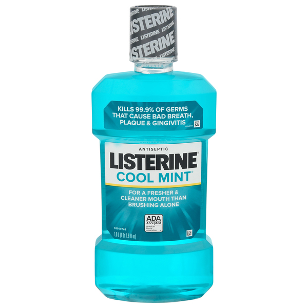 Listerine Mouthwash, Antiseptic, Cool Mint