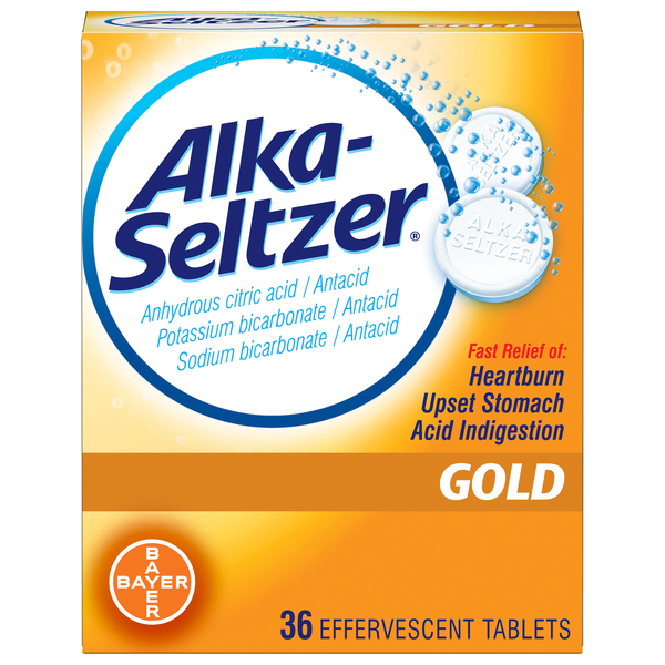 Alka-Seltzer Antacid, Gold, Tablets