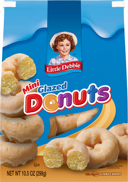 Little Debbie Donuts, Glazed, Mini