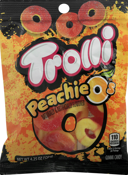 Trolli Gummi Candy, Peachieos