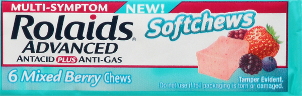 Rolaids Antacid Plus Anti-Gas, Mixed Berry, Softchews