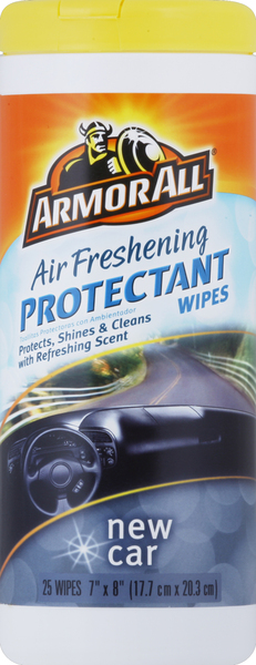 Armor All Protectant Wipes, Air Freshening, New Car « Discount