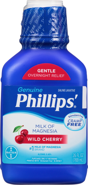 Phillips' Saline Laxative, Wild Cherry