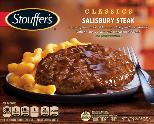 STOUFFERS Salisbury Steak