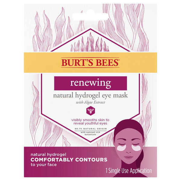 Burt's Bees Eye Mask, Natural Hydrogel, Renewing