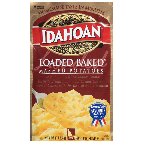 Idahoan Mashed Potatoes, Loaded Baked