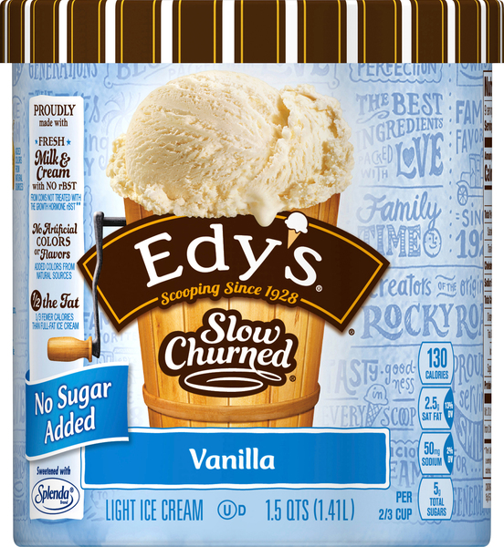 Edy's Ice Cream, Light, Vanilla