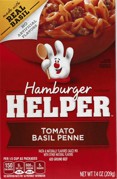 Hamburger Helper Tomato Basil Penne