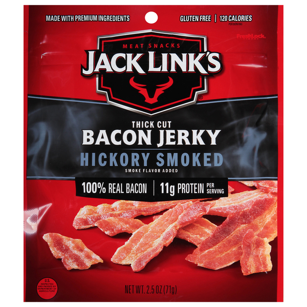 Jack Link's Bacon Jerky, Hickory Smoked, Thick Cut