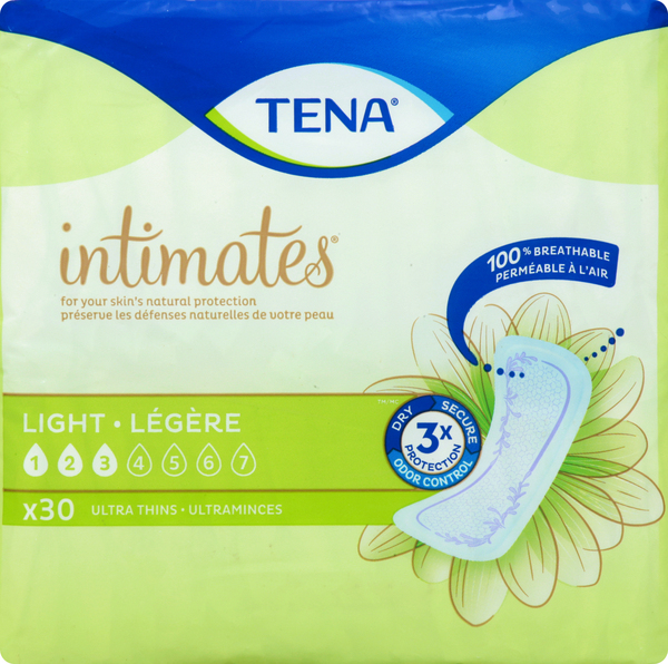 TENA Pads, Ultra Thins, Light