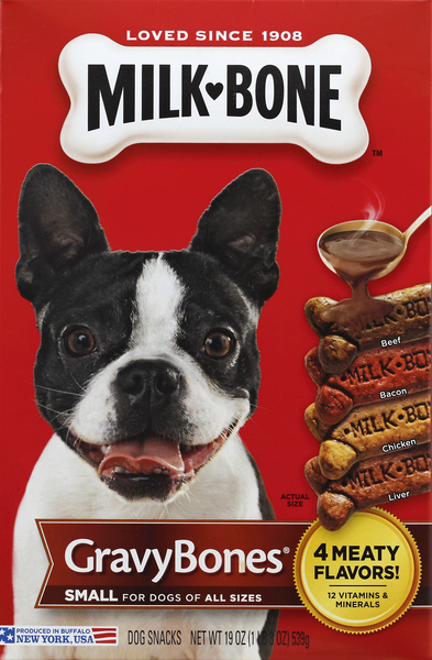 Milk-Bone Dog Snacks, GravyBones, Small