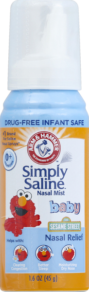 Arm & Hammer Nasal Mist, Nasal Relief, Sesame Street, Baby