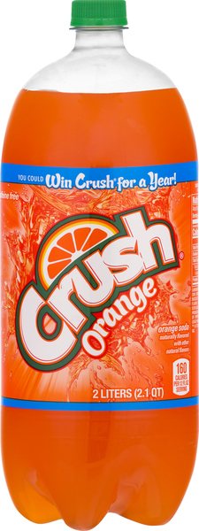 Crush Soda, Caffeine Free, Orange