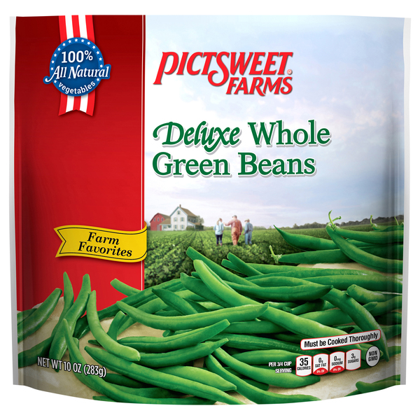 Pictsweet Green Beans, Deluxe, Whole