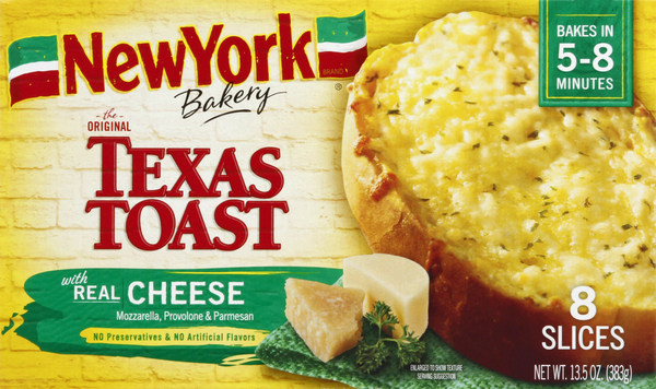 New York Bakery Texas Toast, Cheese, Slices