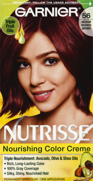 Nutrisse Permanent Haircolor, Medium Reddish Brown 56