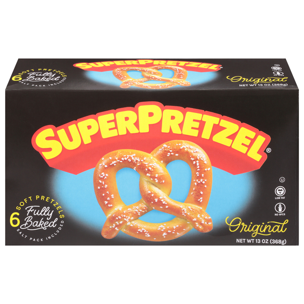 SuperPretzel Baked Soft Pretzels - 6 CT
