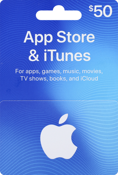 iTunes Gift Card, $50
