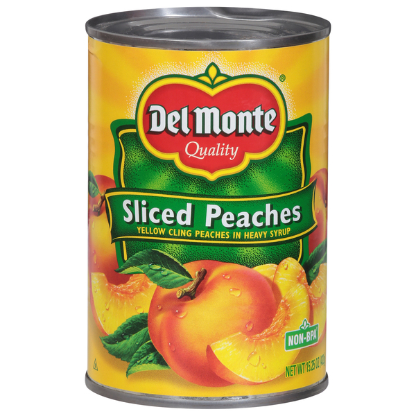 Del Monte Peaches, Sliced, in Heavy Syrup