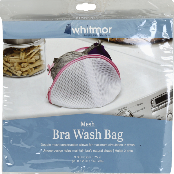 Whitmor Mesh Bra Wash Bag