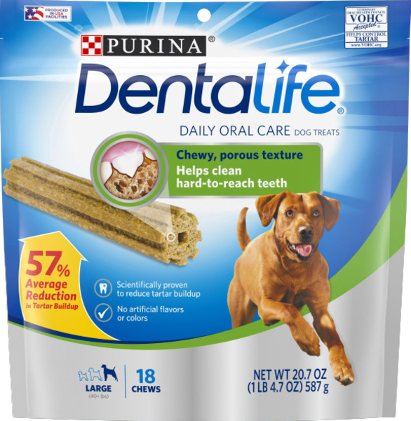 Dentalife Dog Treats, Daily Oral Care, Large