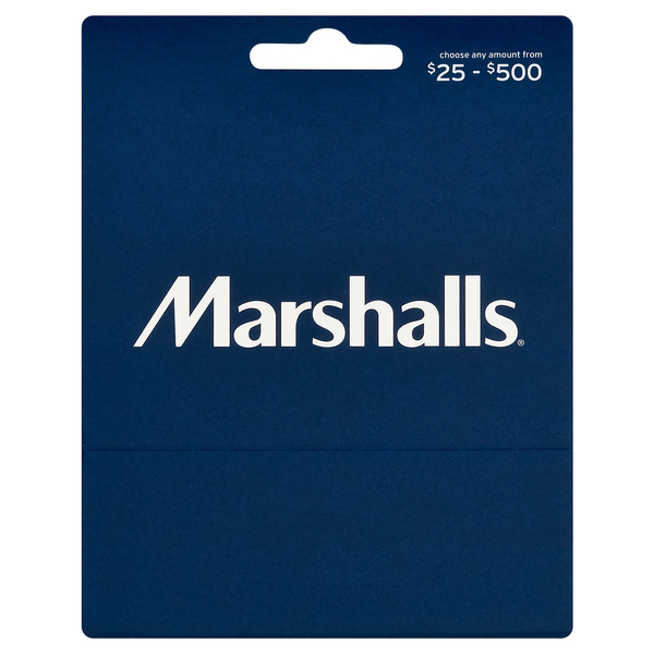 Marshalls Gift Card $25-$500