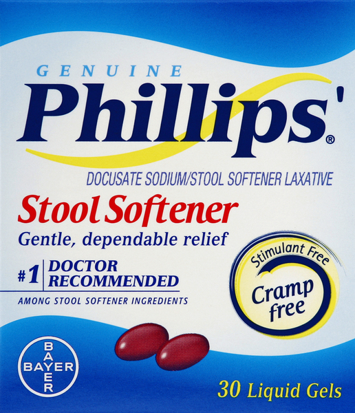 Phillips Stool Softener, Liquid Gels