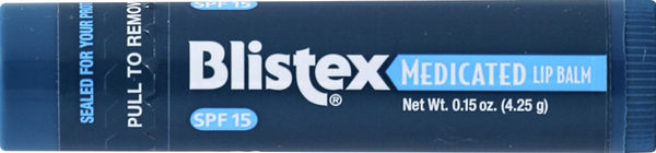 Blistex Lip Balm, Medicated, SPF 15