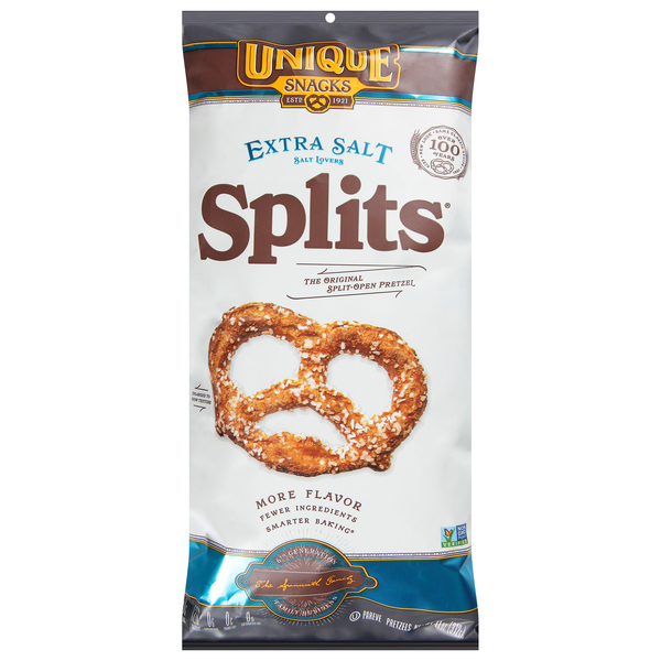 Unique Snacks Pretzels, Extra Salt