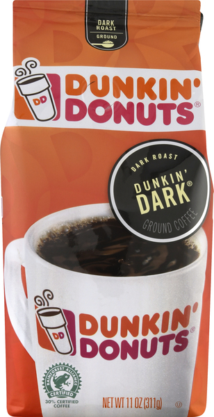 DUNKIN DONUTS Coffee, Ground, Dark Roast, Dunkin' Dark