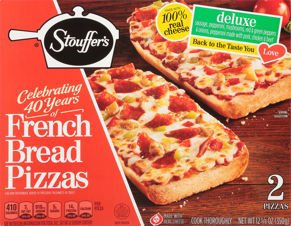 Stouffer's French Bread Pizzas, Deluxe