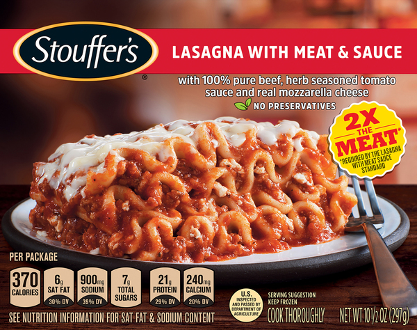 Stouffer's Lasagna with Meat & Sauce, Classic