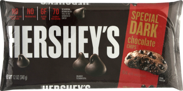 Hershey's Chips, Chocolate, Special Dark