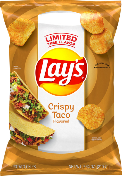 Lay's Potato Chips, Crispy Taco Flavored