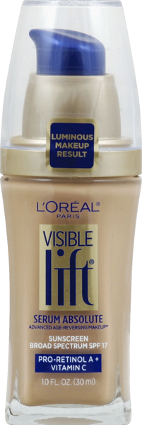 L'Oreal Serum Absolute Sunscreen, Sand Beige 152, Broad Spectrum SPF 17