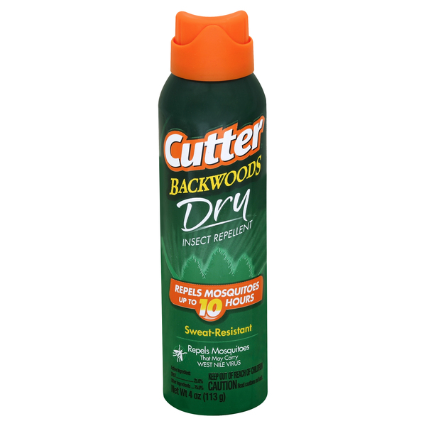 Cutter Insect Repellent, Dry, Sweat-Resistant