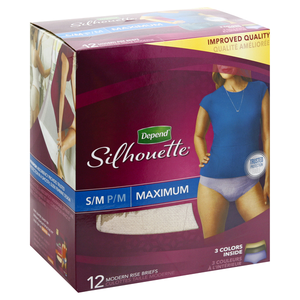 Depend Silhouette Incontinence Underwear for Women, Maximum - Import It All