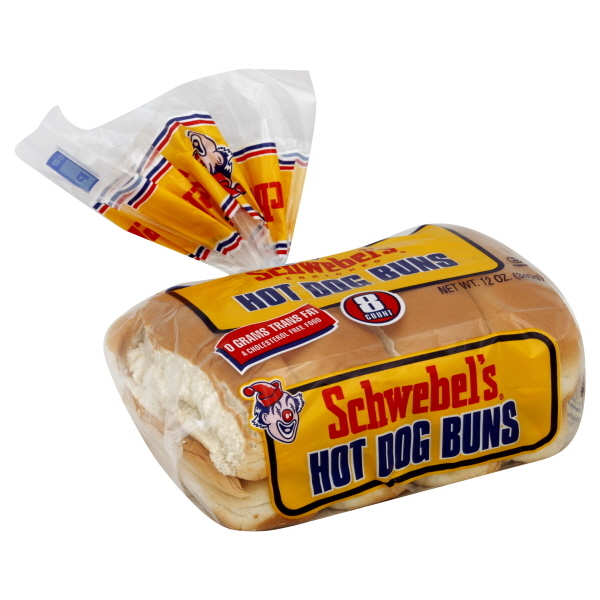 Schwebels Hot Dog Buns, Enriched