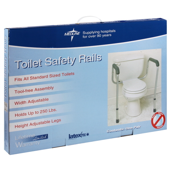 Medline Toilet Safety Rails