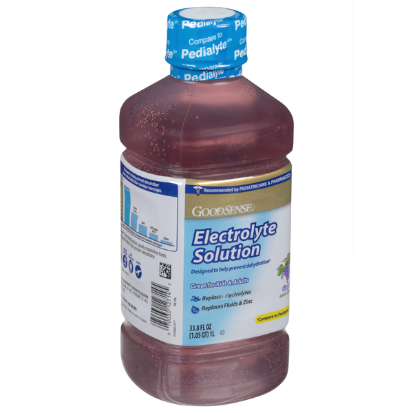 GoodSense Electrolyte Solution, Grape, Kids & Adults