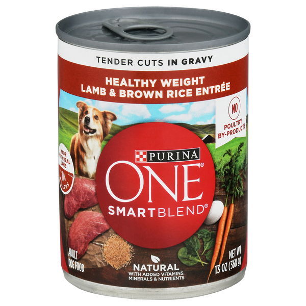 Purina One Dog Food, Lamb & Brown Rice Entree, Adult