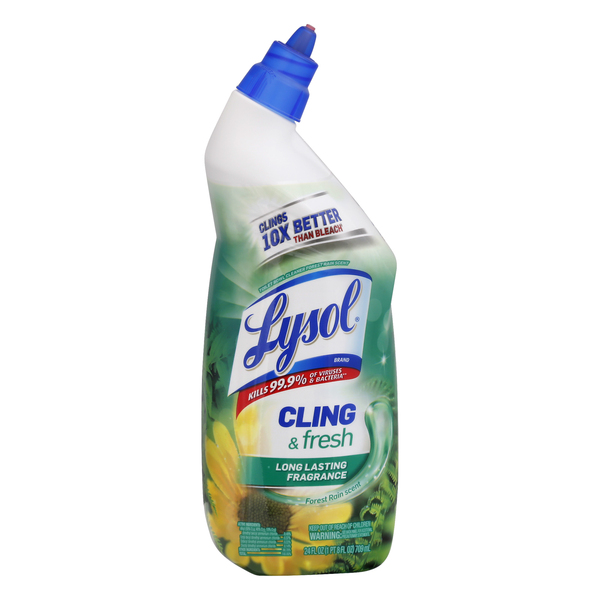 Lysol Toilet Bowl Cleaner, Cling & Fresh, Forest Rain Scent