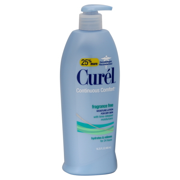 Curel Moisture Lotion for Dry Skin, Fragrance Free